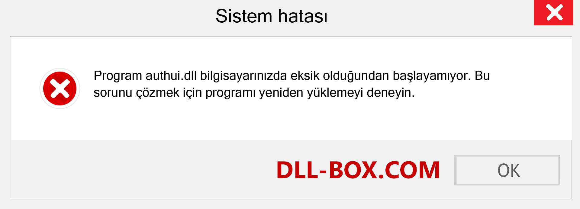 authui.dll dosyası eksik mi? Windows 7, 8, 10 için İndirin - Windows'ta authui dll Eksik Hatasını Düzeltin, fotoğraflar, resimler